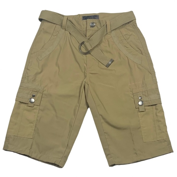 Khaki Cargo Shorts - Picture 1 of 3